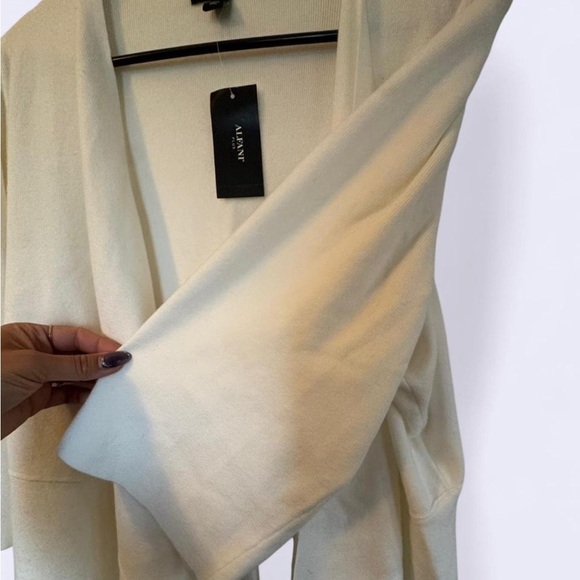 Alfani Women's Cream/ white Cardigan Sweater plus size 2x NWT - Picture 4 of 8